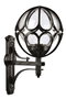 Opviq Lámpara de Pared Exterior Negra BAP-68081-BSY-M3